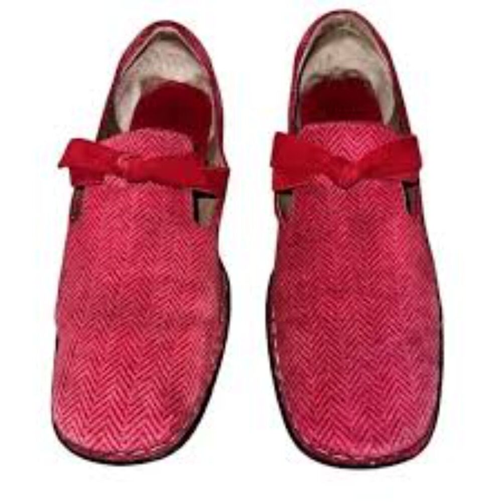 Born Mary Jane Women's Shoes Size 6.5 Herringbone Reddish